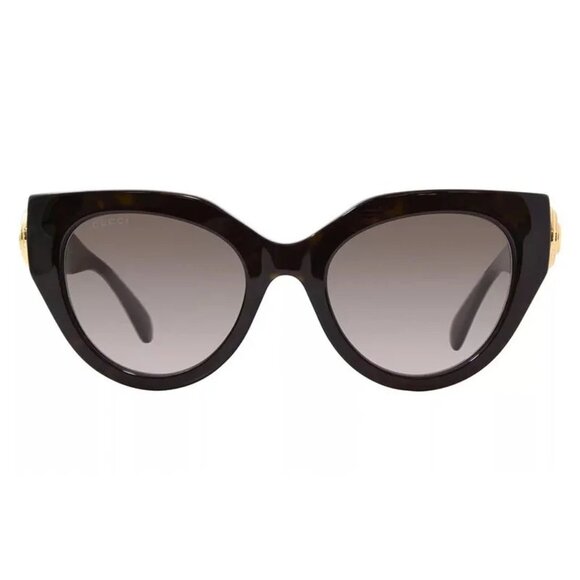 NEW GUCCI SUNGLASSES HAVANA WOMEN EYEWEAR GUCCI GG1408S 003 - Picture 2 of 4